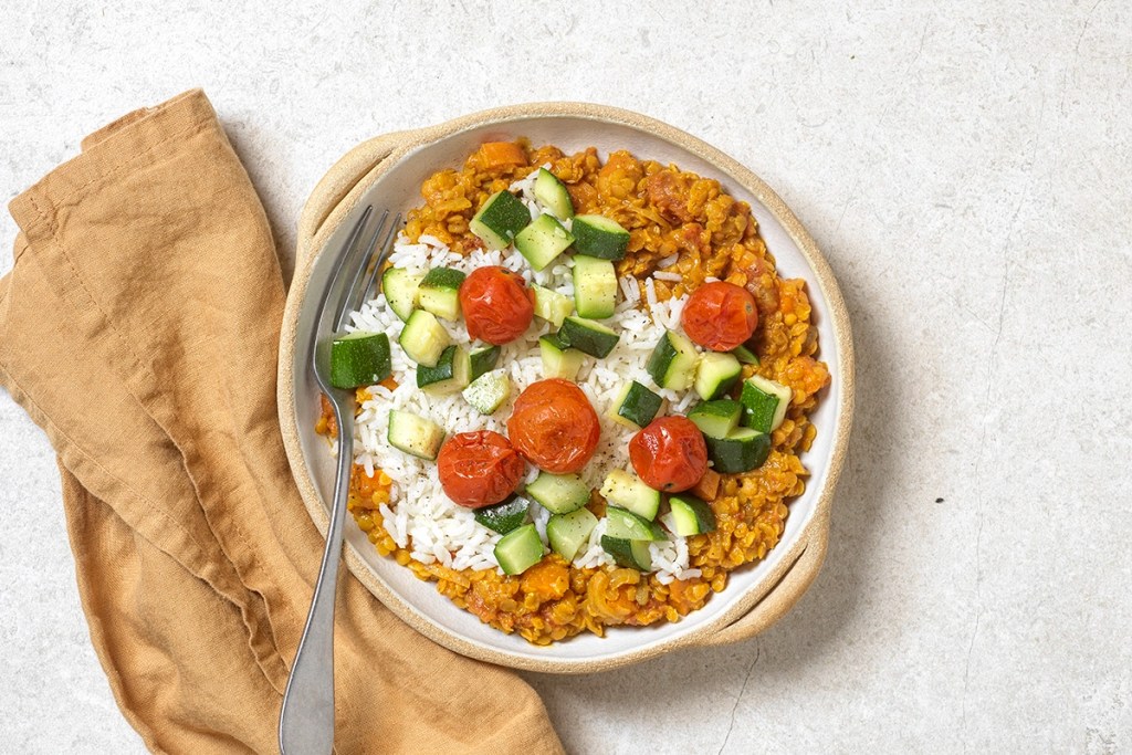 Plat Seazon Eco Score A Dahl lentilles d'été