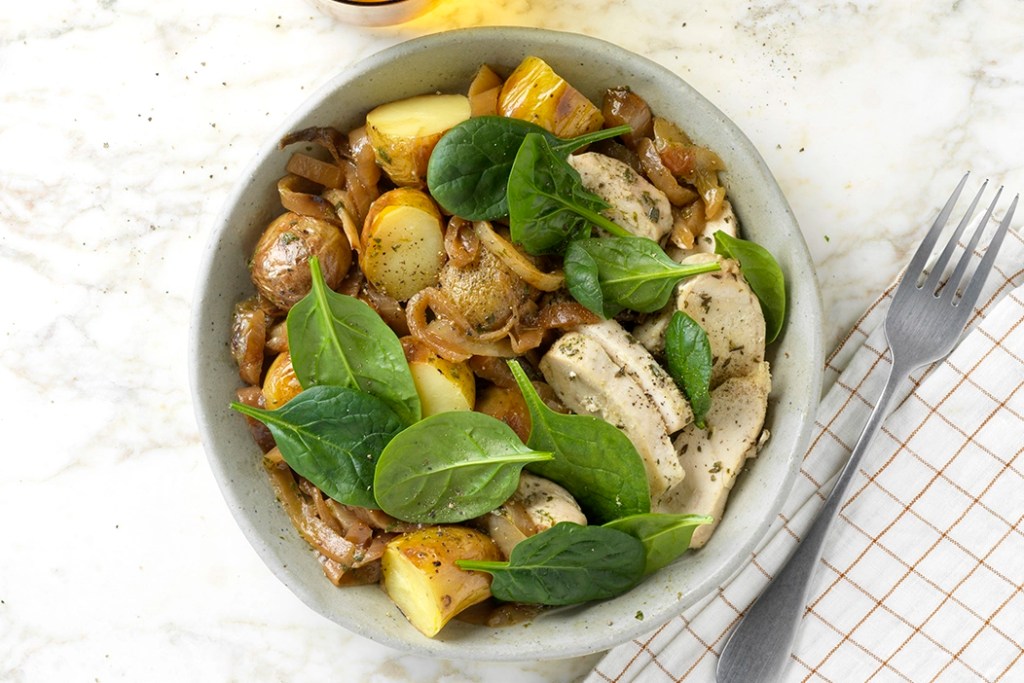 Plat Seazon Epinards Superfoods