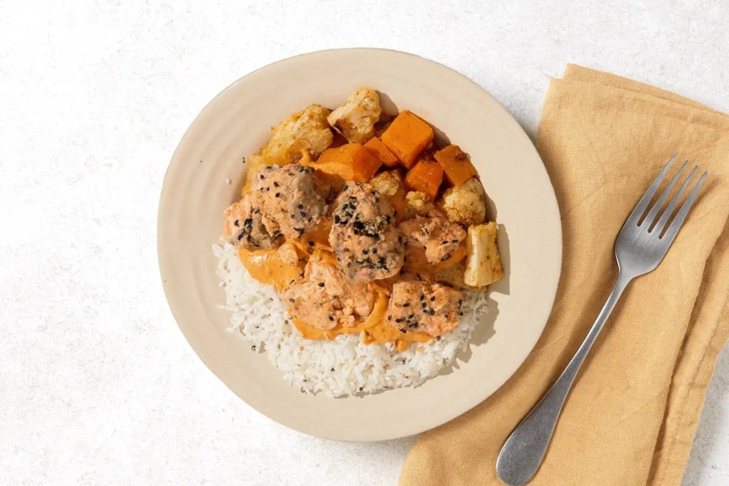 Saumon Tandoori et riz Coco Seazon