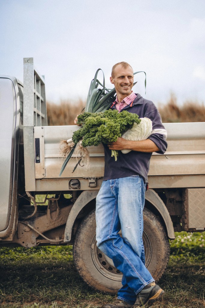 Olivier, producteur de légumes dans les hauts-de-france